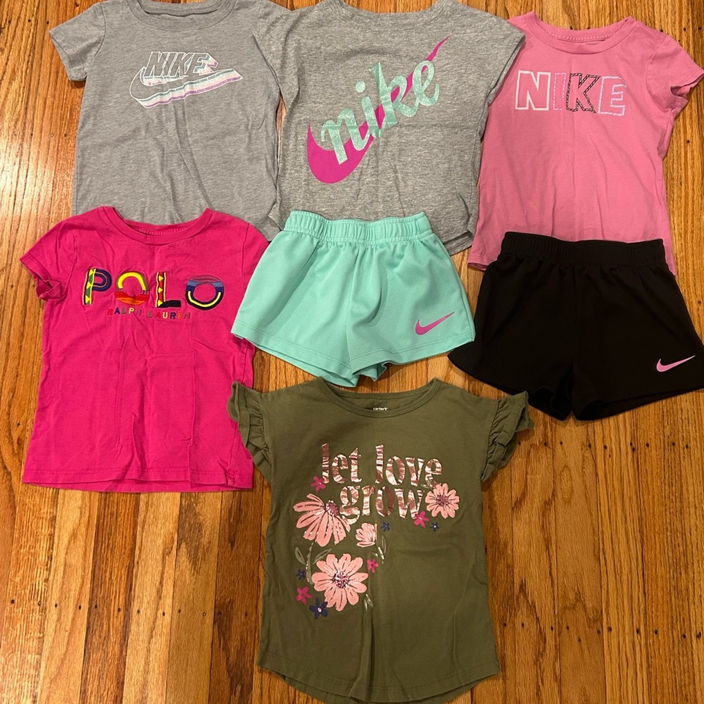 Nike Kids Matching Sets - Gray, Pink, Green, Black